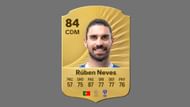 Ruben Neves is currently playing in the Saudi pro League (Image via EA Sports)